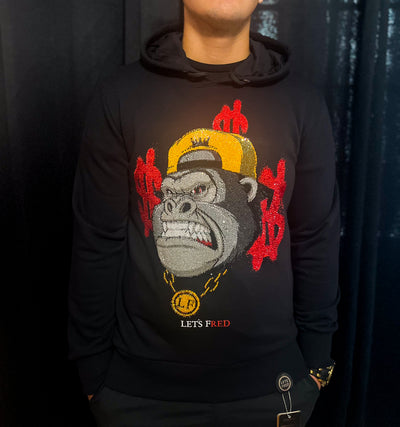 Let's Fred - Brave Monkey - Hoodie