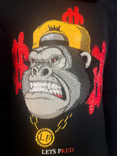 Let's Fred - Brave Monkey - Hoodie