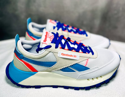 REEBOK CL LEGACY WHT+BLUE