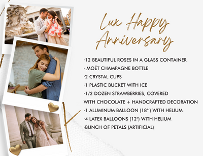 LUX HAPPY ANNIVERSARY - ROOM DECORATIONS