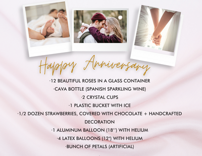 HAPPY ANNIVERSARY - ROOM DECORATION