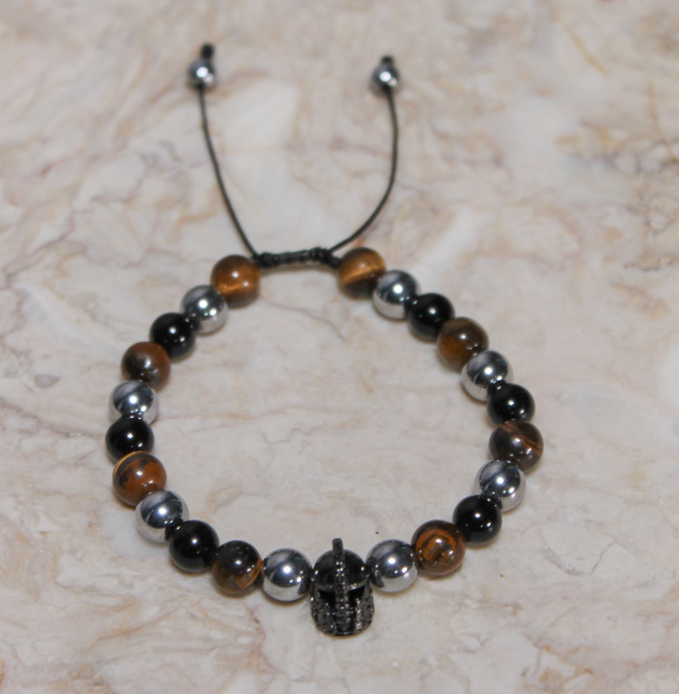 BLACK HELMET GLADIATOR - BRACELET
