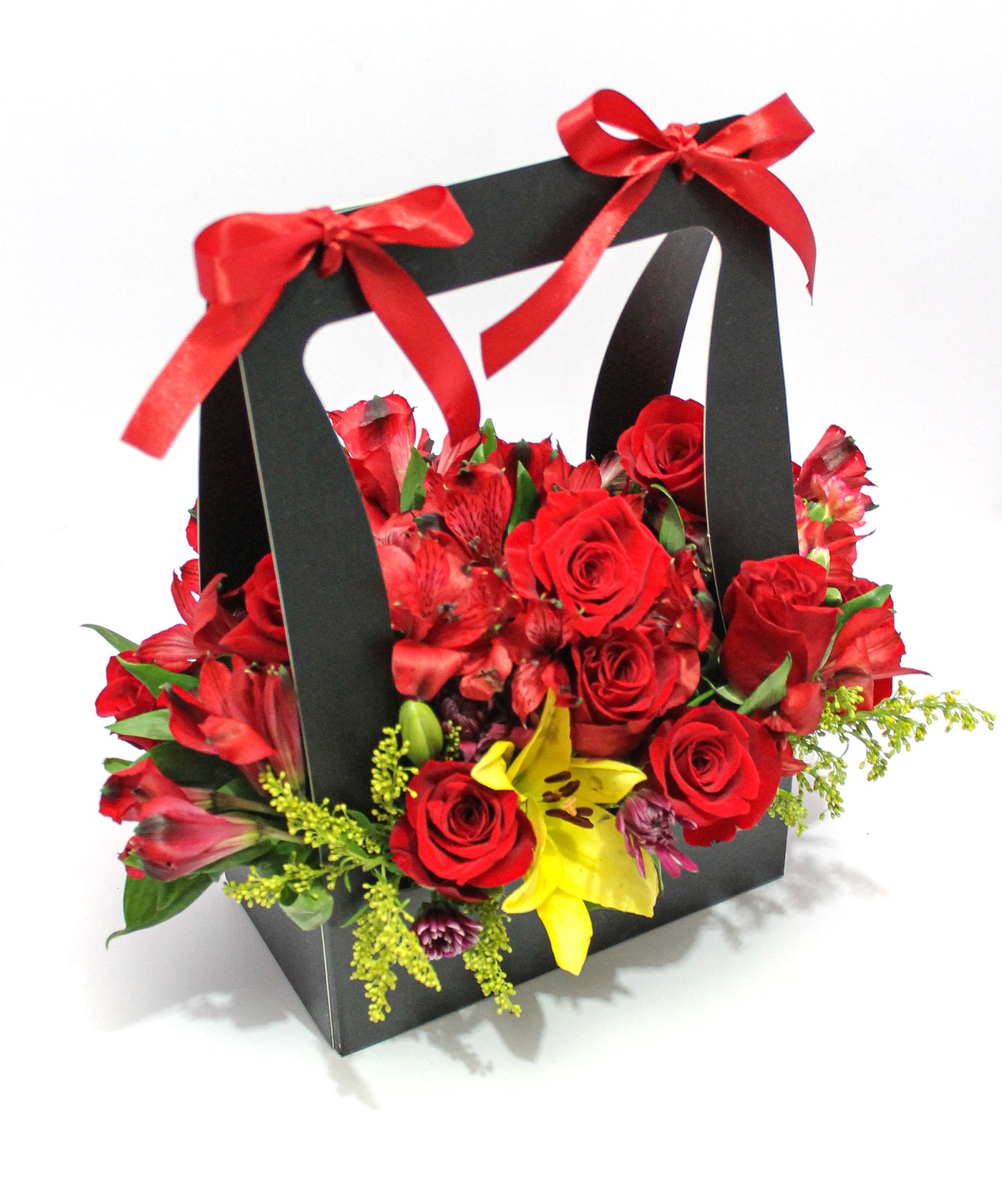 CANASTA DE PRECIOSAS FLORES