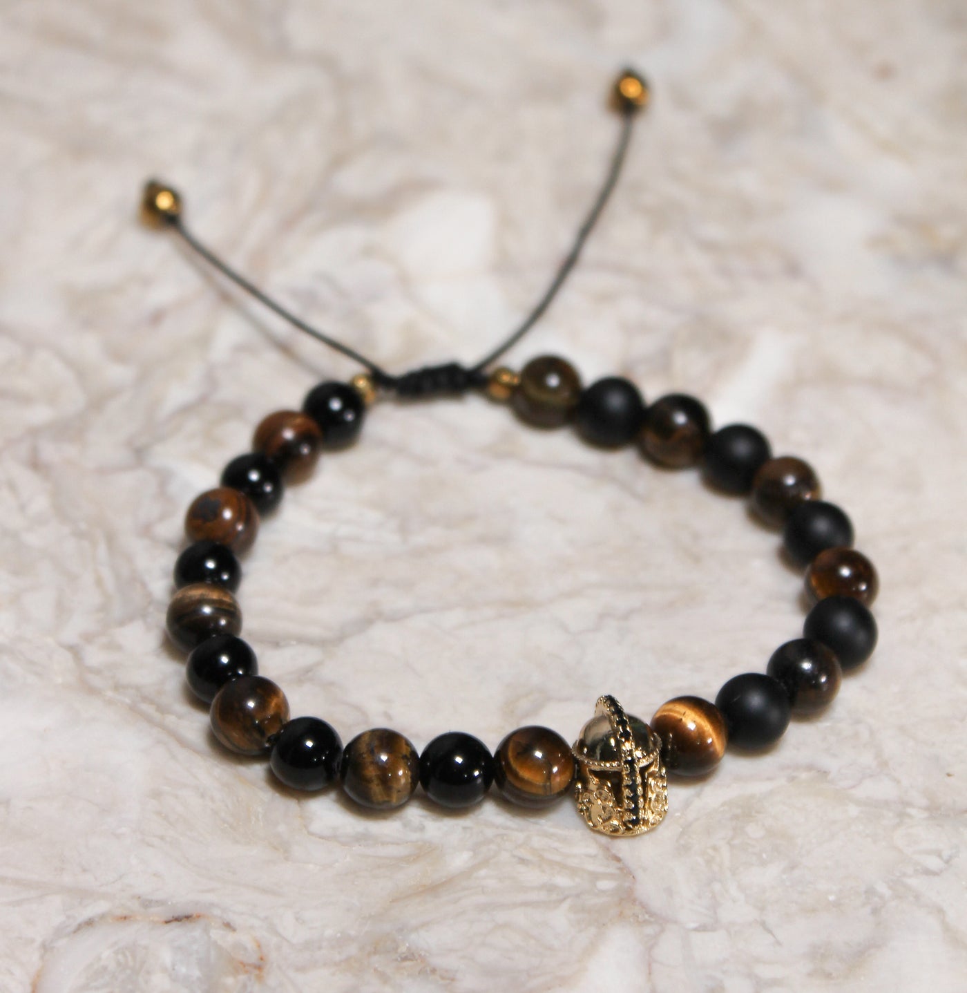 GOLDEN HELMET GLADIATOR BRACELET
