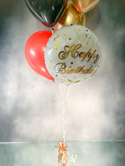 HAPPY BIRTHDAY - SET OF 5 HELIUM