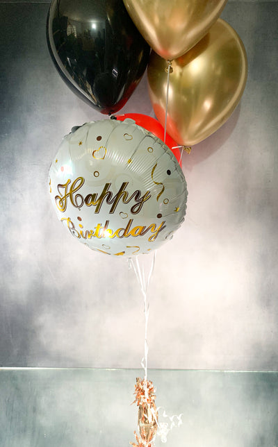 HAPPY BIRTHDAY - SET OF 5 HELIUM