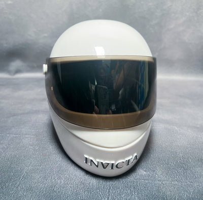 INVICTA HELMET SHAPED WHITE BOX