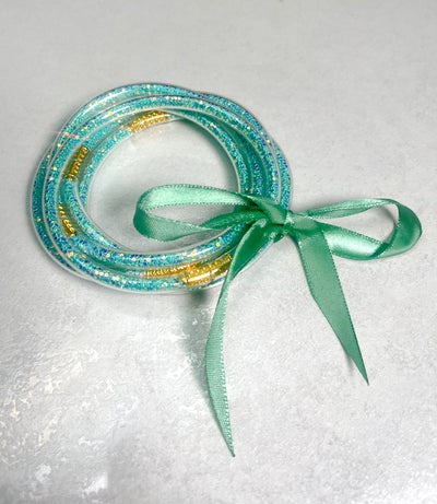 JELLY BANGLES - GREEN NATURE