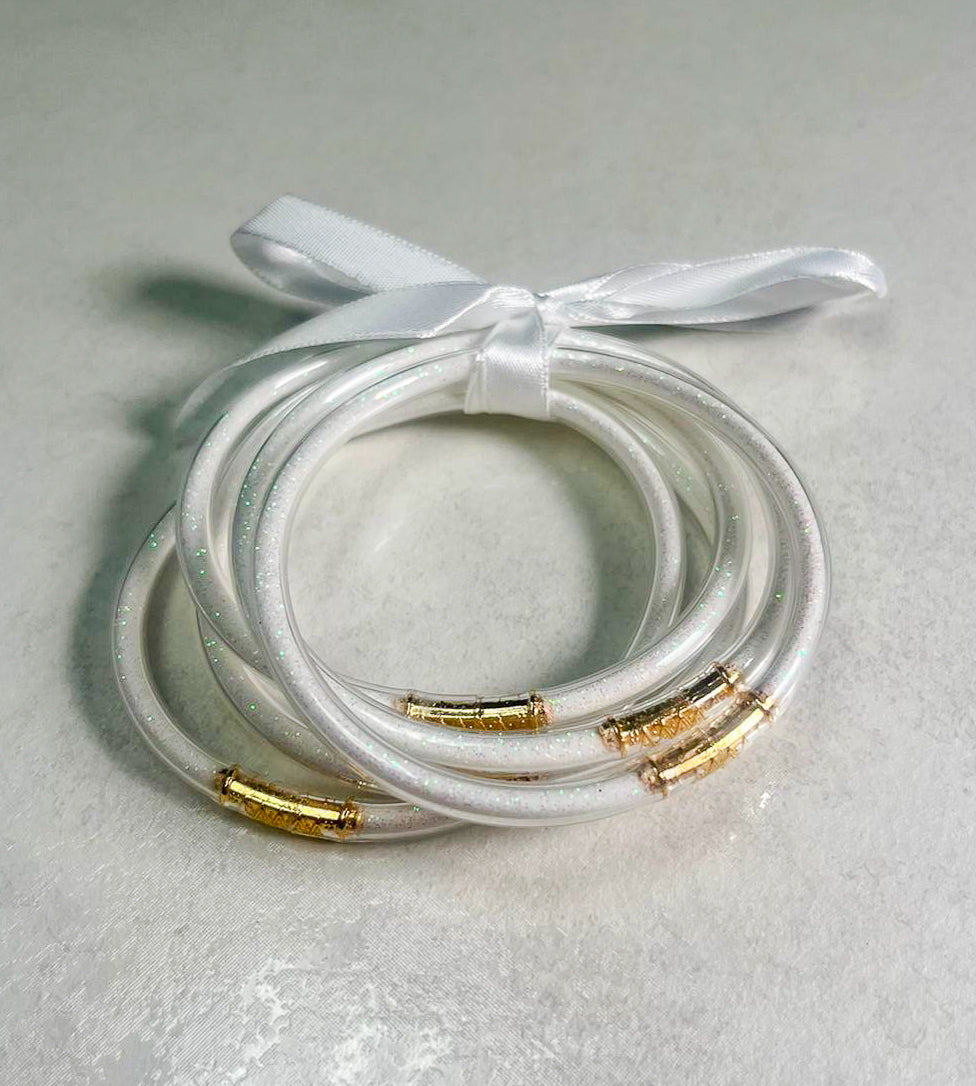 JELLY BANGLES - PURE WHITE