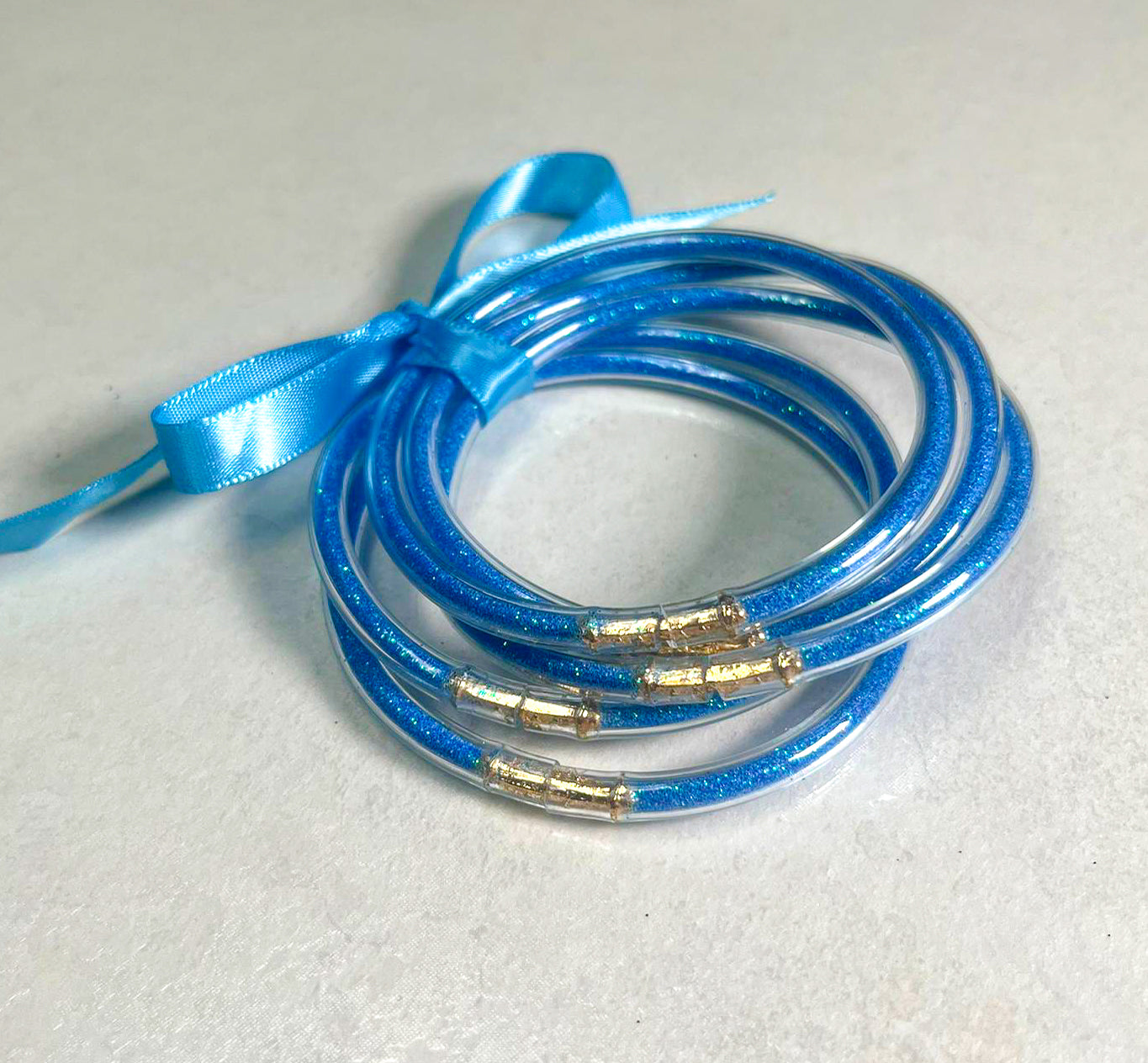 JELLY BANGLES - SEA BLUE