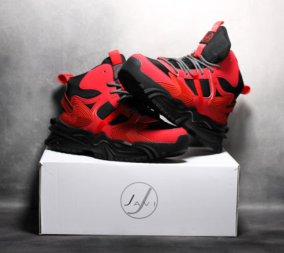 RED JAVI SNEAKERS